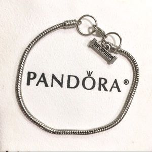 December silver colored toggle bracelet